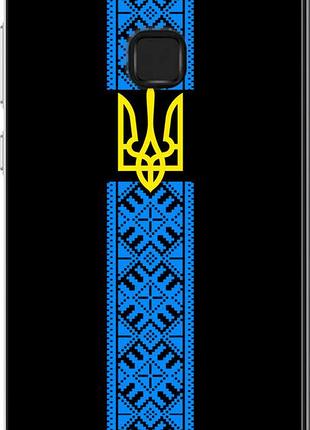 Чехол на huawei p10 lite тризуб в вышиванке "1158u-896-10746"