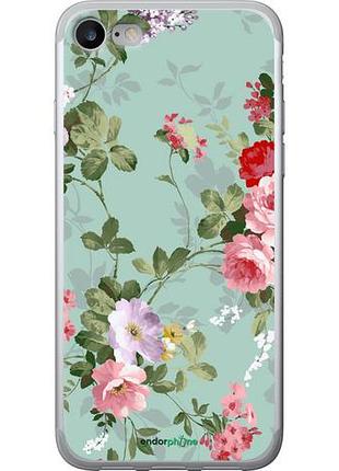Чехол на iphone se 2020 цветочные обои 2 "862u-2013-10746"