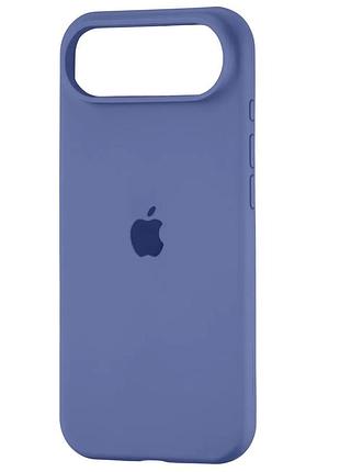 Чохол fiji silicone case для apple iphone 17 air бампер накладка soft touch з мікрофіброю lavender grey