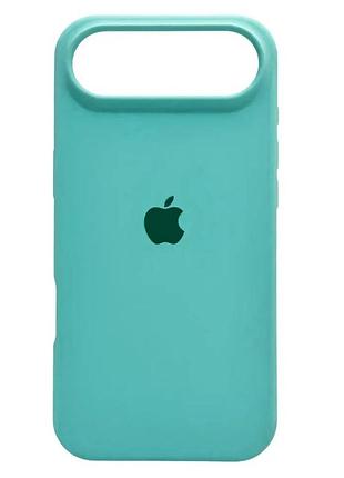 Чехол fiji silicone case для apple iphone 17 air бампер накладка soft touch с микрофиброй cactus
