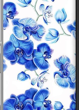 Чехол на sony xperia m5 e5633 голубые орхидеи "4406u-217-10746"