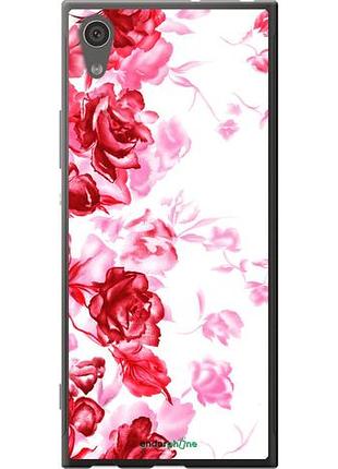 Чехол на sony xperia xa1 g3112 нарисованные розы "724u-964-10746"
