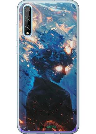 Чохол на huawei p smart s сатору годжо "6129u-1813-10746"