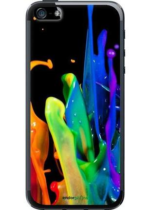 Чехол на iphone 5 брызги краски "3957u-18-10746"