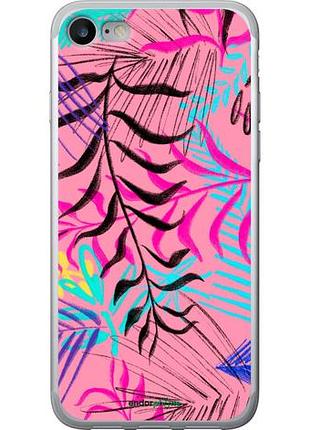 Чехол на iphone se 2020 растительный узор 2 "4740u-2013-10746"