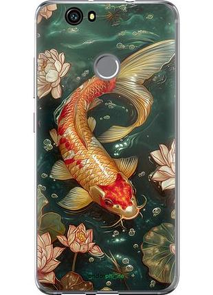 Чехол на huawei nova мелодия лотоса "6106u-439-10746"