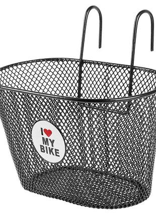 Корзина передняя i love my bike черный (a-pz-0052)