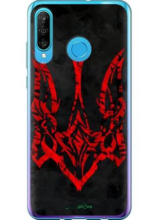 Чехол на huawei p30 lite герб украины v4 "5319u-1651-10746"