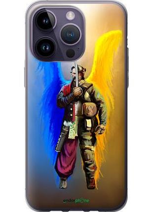 Чехол на iphone 14 pro max воин-ангел "5317u-2667-10746"