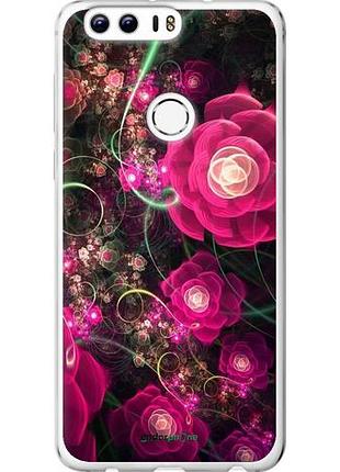 Чохол на huawei honor 8 абстрактні квіти 3 "850u-351-10746"