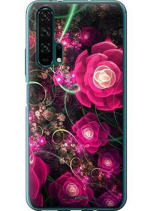 Чехол на huawei honor 20 pro абстрактные цветы 3 "850u-1702-10746"