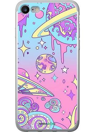 Чехол на iphone se 2022 розовая галактика "4146u-3737-10746"