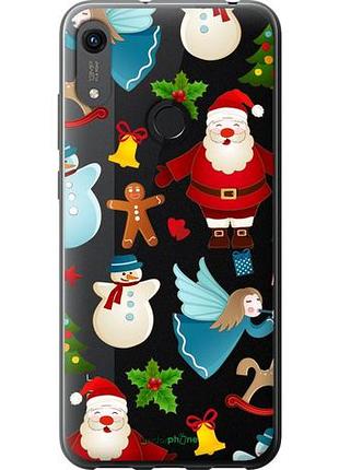 Чехол на huawei honor 8a новогодний 1 "4614u-1635-10746"