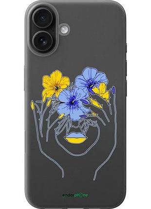 Чехол на iphone 16 plus девушка v4 "5276u-3714-10746"