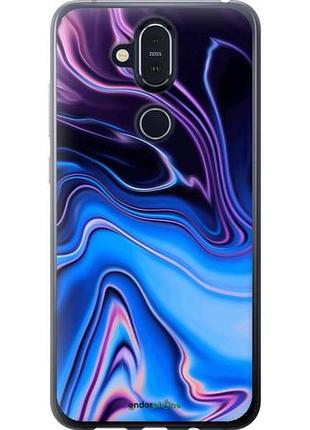 Чехол на nokia 8.1 узор воды "4491u-1620-10746"