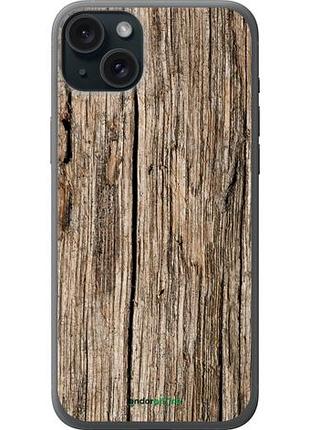 Чехол на iphone 15 plus текстура дерева "4476u-3097-10746"