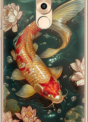 Чехол на huawei honor 6x мелодия лотоса "6106u-460-10746"