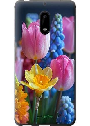 Чехол на nokia 6 весенние цветы "6058u-898-10746"
