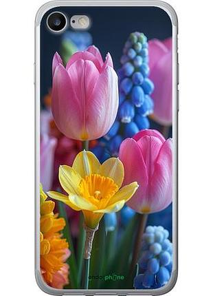 Чохол на iphone se 2020 весняні квіти "6058u-2013-10746"