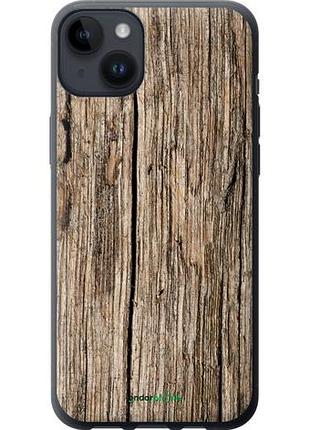 Чехол на iphone 14 plus текстура дерева "4476u-2645-10746"