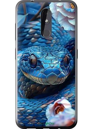 Чехол на nokia 3.2 blue snake "6079u-1705-10746"