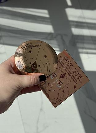 Хайлайтер charlotte tilbury hollywood glow glide face architect (moonlit glow)