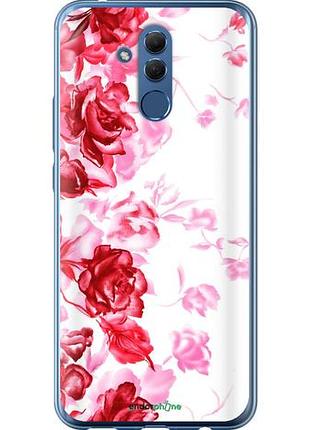 Чехол на huawei mate 20 lite нарисованные розы "724u-1575-10746"