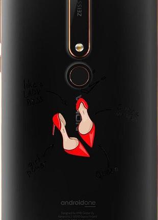 Чохол на nokia 6 2018 жінка "4599u-1386-10746"