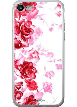 Чехол на iphone se 2022 нарисованные розы "724u-3737-10746"