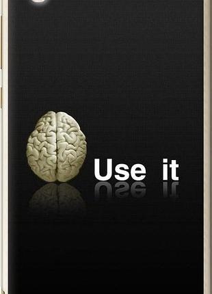 Чехол на huawei y6 ii use it "207u-338-10746"