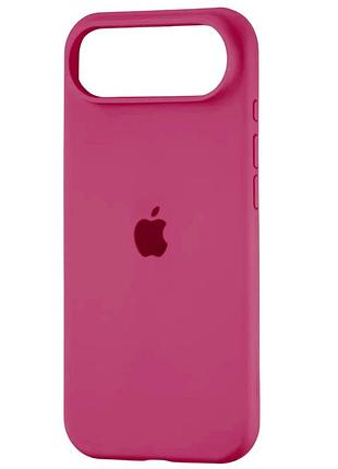 Чехол fiji silicone case для apple iphone 17 air бампер накладка soft touch с микрофиброй garnet