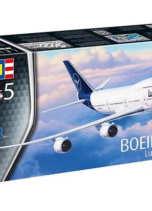 Сборная модель (1:144) самолет boeing 747-8 "lufthansa" new livery