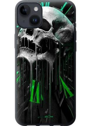 Чехол на iphone 14 plus череп-часы "4100u-2645-10746"
