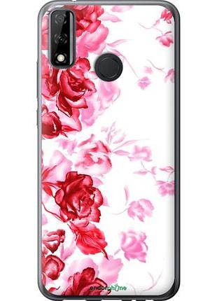 Чехол на huawei p smart 2020 нарисованные розы "724u-2060-10746"
