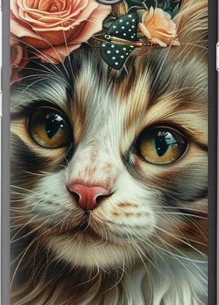 Чехол на huawei y5 ii cats and flowers "6069u-496-10746"