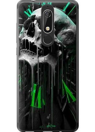 Чохол на nokia 5.1 череп-годинник "4100u-1529-10746"