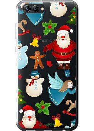 Чехол на huawei honor v10 / view 10 новогодний 1 "4614u-1579-10746"