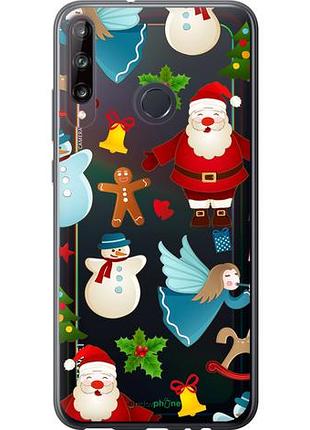 Чехол на huawei p40 lite e новогодний 1 "4614u-1875-10746"