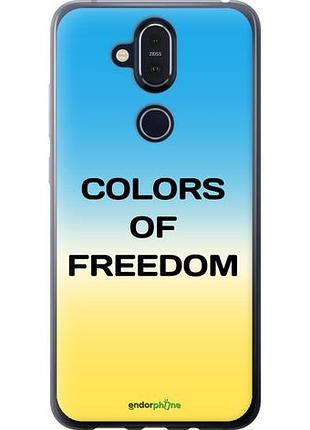 Чехол на nokia 8.1 colors of freedom "5453u-1620-10746"
