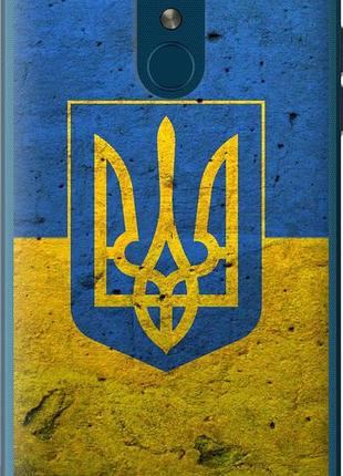 Чехол на lg k8 2018 флаг и герб украины 2 "378u-1384-10746"