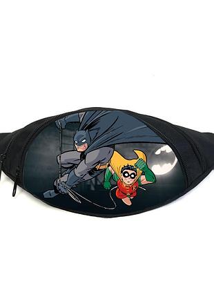 Поясная сумка бананка бэтмен (batman gb 03) gear bag черная