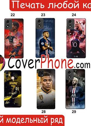 Силиконовый чехол mbappe мбаппе для zte ronaldo messi ramos yamal ямаль