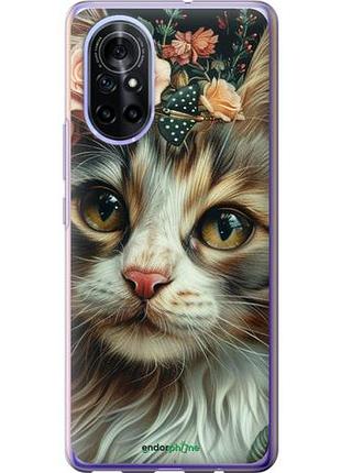 Чехол на huawei nova 8 cats and flowers "6069u-2245-10746"