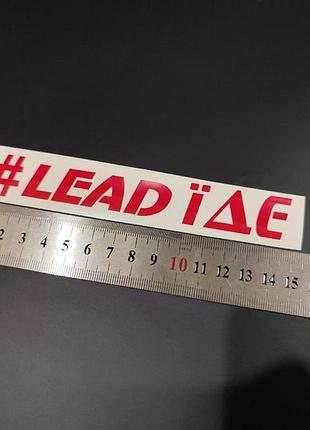Червоний наклейки на мотоцикл-мопед скутер honda хонда ліад lead lead леад їде едет