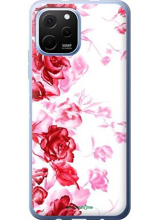 Чехол на huawei nova y61 нарисованные розы "724u-2983-10746"