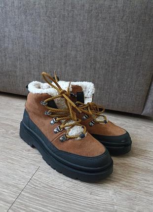Ботинки ботинки zara, унисекс, 36