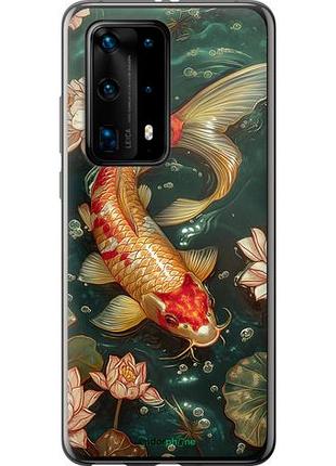 Чехол на huawei p40 pro plus мелодия лотоса "6106u-1917-10746"