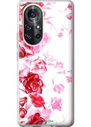 Чехол на huawei nova 8 pro нарисованные розы "724u-2246-10746"