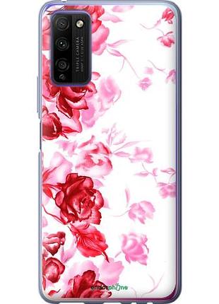Чехол на huawei honor 30 lite нарисованные розы "724u-2074-10746"