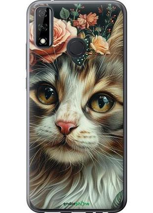 Чехол на huawei y8s cats and flowers "6069u-2027-10746"